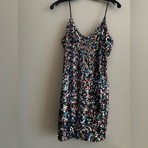 About Us from REVOLVE sequin mini dress, size small/4